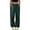 Green, variant on YODETEY Women's Drawstring Plaid Fleece Wide Leg Pants, Womens Loose Causal Pants with Pockets ,Women's Plus Orange,Size XL