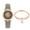 C, variant on RKSTN Watches for Women Watches Set S Tarry Sky Ladies Bracelet Watch Casual Leather Sports Q Uart Watches