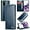 Blue, variant on Leather Case for Samsung Galaxy S20FE Card Slot Folio Flip Wallet Case for Samsung Galaxy S20FE Premium PU Magnetic Kickstand Cover Soft TPU Inner Case Black