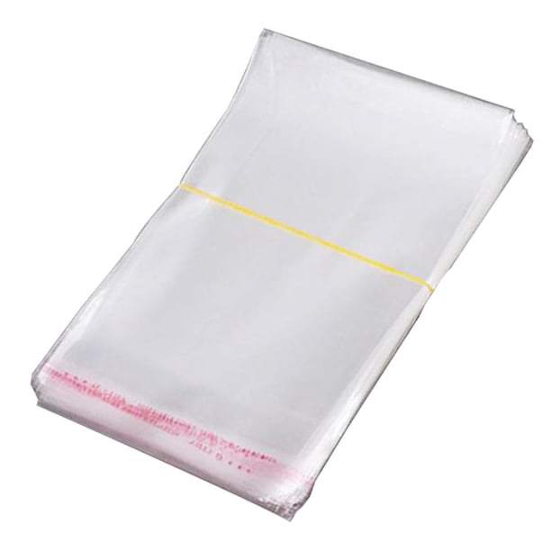 200 unids / bs de plástico transpente Opp autoadhesivas pa dulces de joyería 6x8cm Sunnimix Bolsas de celofán transparentes