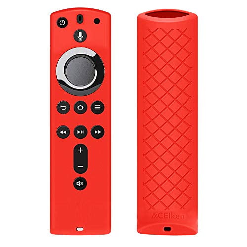 Aceiken Cover Case For Fire Tv Stick 4k Fire Tv Cube Fire Tv 3rd Gen Compatible With All New 2nd Gen Alexa Voice Remote Control Red Walmart Com Walmart Com