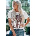 thumbnail image 4 of ABPHQTO Camiseta blanca para mujer Mom Life Boyfriend Fit, 4 of 5