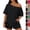 06# Black, variant on 2 Piece Sets for Women Summer Off the Shoulder T Shirt Casual Shorts Matching Comfy Lounge Sets Airport Travel Outfit Gray XXL