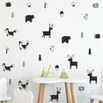 thumbnail image 2 of Inteprter Adhesivo de pared estilo cartel de bosque personalidad moderna creativamente Universal papel tapiz hogar para bebé pasillo dormitorio Decoración del hogar Inteprter HA077975-00B, 2 of 6
