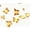 B, variant on YiFudd Solar Butterfly String Lights, 6.5M 30 LED Warm Yellow Glow for Outdoor Patio Garden, Waterproof Hanging Decor