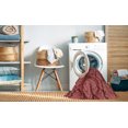 thumbnail image 2 of Ahgly Company Machine Washable Indoor Square Transitional Red Area Rugs, 7' Square, 2 of 7
