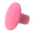 thumbnail image 2 of Perilla Infantil Rish Metal Rosa 3X2 Cm, 2 of 3