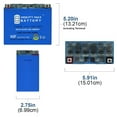 thumbnail image 2 of Batterie GEL YT12B-4 12V 10AH pour Yamaha 1000CC YZF-R1 1999-2003, 2 of 6
