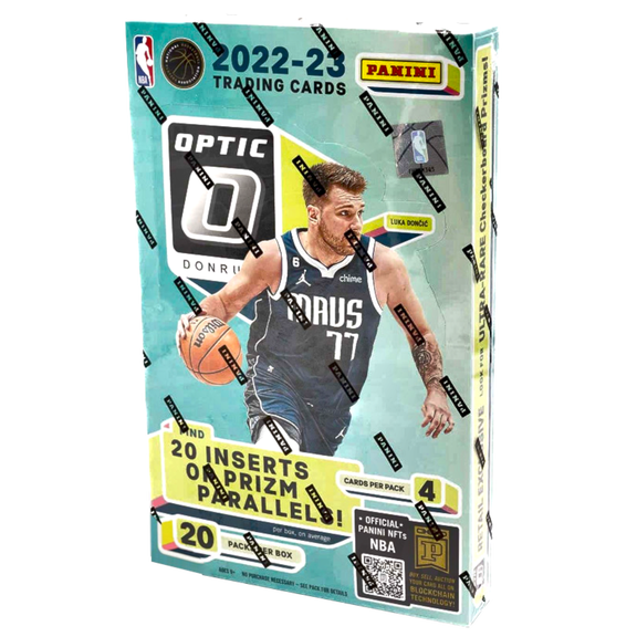 2022-23 Panini Donruss Optic NBA Basketball Trading Cards Retail Box - 20 Packs!