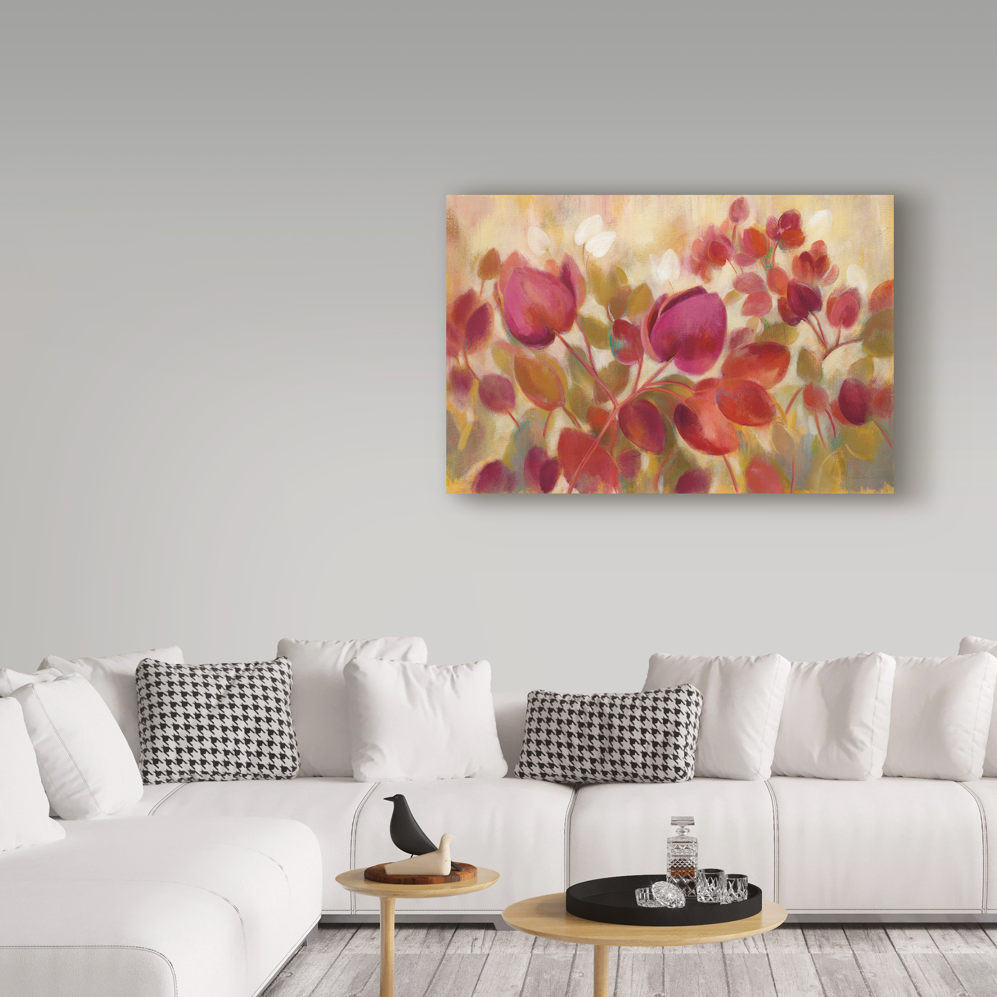 Trademark Fine Art 'Magenta Tropical' Canvas Art by Silvia Vassileva