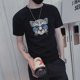 thumbnail image 4 of Camiseta de hombre Katoen con dibujos de anime de rock para hombre, camisetas con gráficos trashy Y2k, ropa informal de corte ajustado, ropa de calle con estampado XL, talla 5XL, S, 4 of 5
