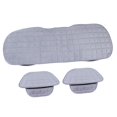 thumbnail image 4 of funtasica Universal Cover Cushion Front Rear Seat Cover Set, Car Breathable Seat Cover, Gray Grey, 4 of 9