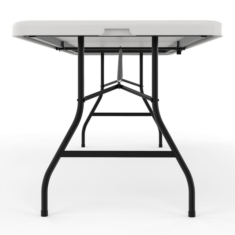 Staples, Heavy Duty Plastic Folding Table, 8' x 30