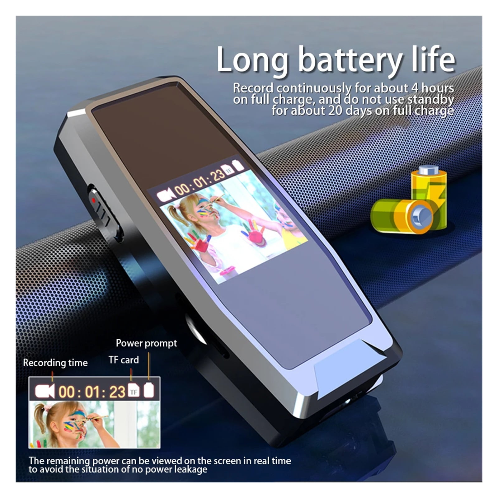 1080P HD Mini Body Camera Portable Action Cam Dispaly Screen Video Voice Photo Recorder Smart Loop Recording ,Ultra-HD Quality