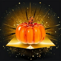 YIMWNYI LED Pumpkin Lantern, Halloween Decorations, Luminous Pumpkin Party Decor, Thanksgiving Table Ornaments, Battery-Powered Pumpkin Light, Halloween Costume Props, Fall Festival Decor