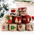 thumbnail image 4 of HBFAGFB Christmas Decorations Party Home Decor Cartoon Stickers Burlap Webbing Decorations E, 4 of 4