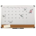 thumbnail image 3 of Quartet Combination Magnetic Whiteboard Calendar & Corkboard, 3' x 2', Combo White Board & Cork Board, Euro Style Aluminum Frame (73611), 3 of 4
