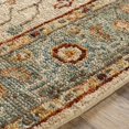 thumbnail image 6 of Boutique Rugs Freeville Traditional Area Rug - Aqua, Lime Green, Ivory - 8' x 10', 6 of 8
