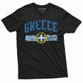 thumbnail image 3 of Mens Greece T-Shirt Greek Flag Coat Of Arms Patriotic Tee Hellenic Republic Hellada Tee (4X-Large Military Green), 3 of 6