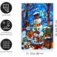 thumbnail image 2 of Bandera para casa muñeco de nieve DZGlobal 71x102 cm de doble cara, 2 of 7