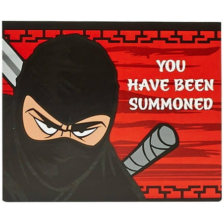 Slumber Party Invitation - Ninja Warrior Party Invitations, 8pk