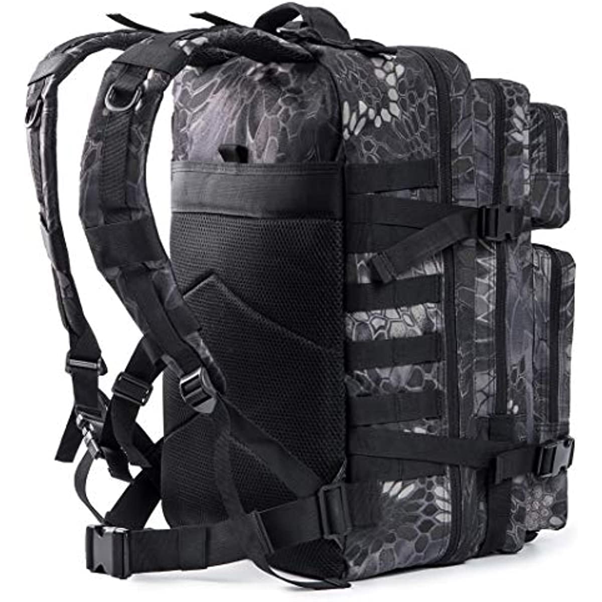 RIBONGZ 50L Camping Backpack Large Multifunction Outdoor Sport Rucksack Molle Bag Backpacks