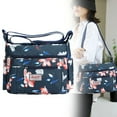 thumbnail image 2 of Gnwei Crossbody Bags for Women Casual Handbags & Shoulder Bags Nylon Tote Bag Lightweight Waterproof Messenger Bag Anti Theft Bag, Floral Multi-Pocket Design, 2 of 9