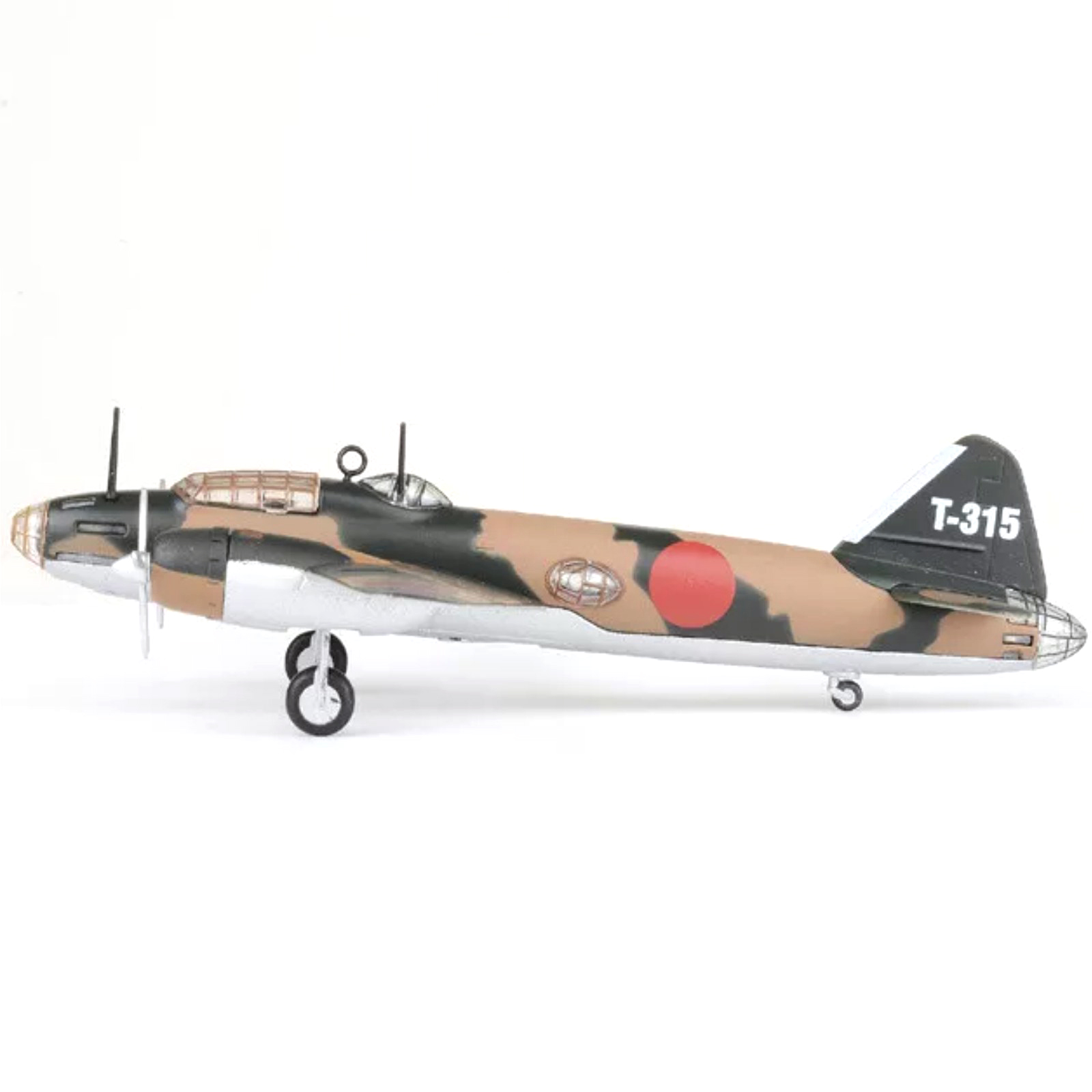 TAPDRA Detailed G4M Betty Bomber Diecast Model Airplane 1:144 Scale, Perfect for Aviation Enthusiasts