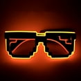 thumbnail image 2 of Black and Friday Deals WQQZJJ Polarized Sunglasses for Men's and Women Rectangle Sunglasses LED Luminous Glasses Sunglasses Toy Cool Style, 2 of 3