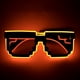 thumbnail image 1 of Gafas LED luminosas - Juguete de gafas de sol iluminadas estilo chulo para gamers y entusiastas de los memes, 1 of 3