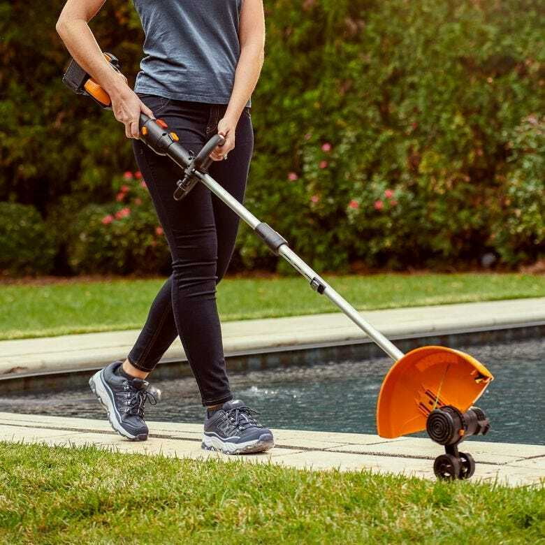 Worx WORX WG927 40V Power Share Grass Trimmer & Blower Combo Kit, Black and  Orange