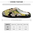 thumbnail image 2 of The Loud House Women's Cotton Slippers Warm Plush Lining Non-Slip Shoes Soft House Slippers Footwear 9-10(40-41), 2 of 8