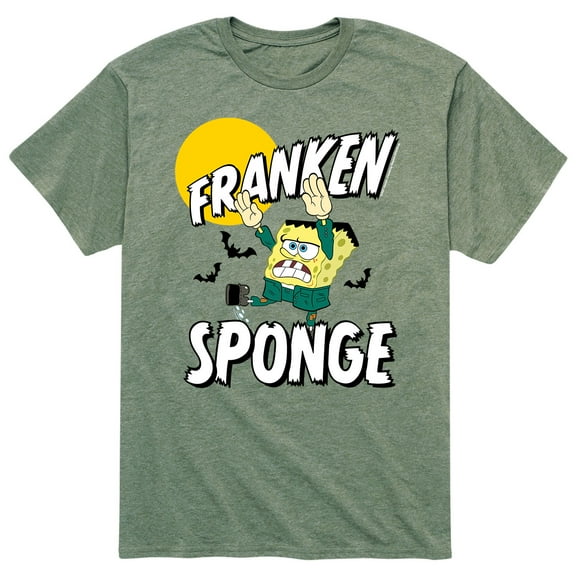 SpongeBob SquarePants - Franken Sponge - Men's Short Sleeve Graphic T-Shirt