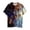 A, variant on ZHOGXU Men's T Shirts Starry Sky Print Short Sleeve Crewneck Tee Summer Novelty Casual Tops Travel,K