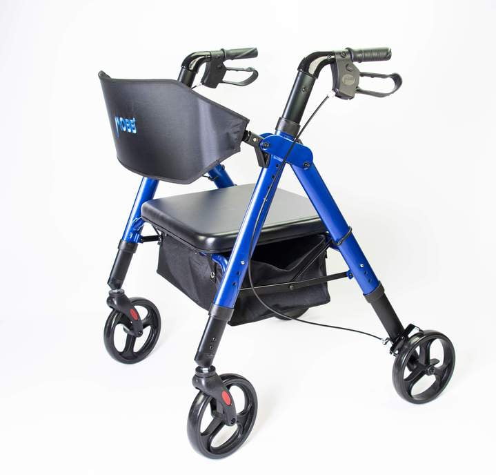 MOBB Health Care Bariatric Rollator Walker Heavy Duty with Large Padded