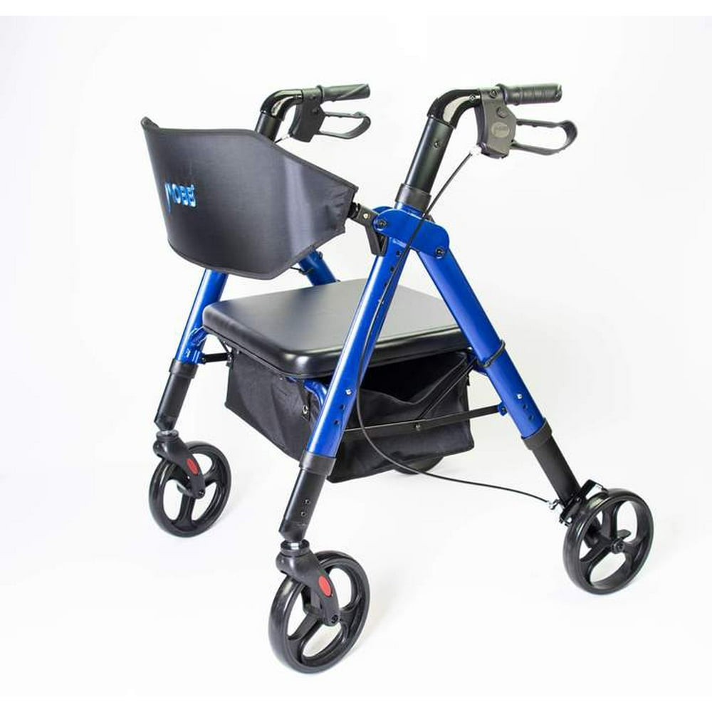 MOBB Health Care Bariatric Rollator Walker Heavy Duty with Large Padded ...