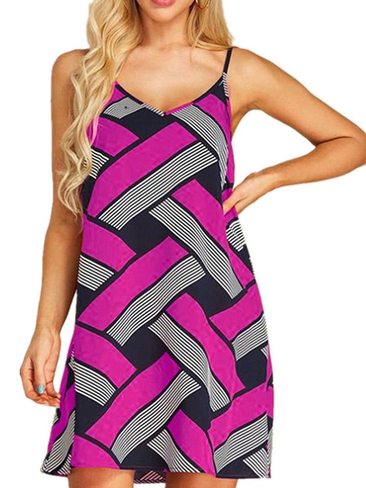 a line mini slip dress