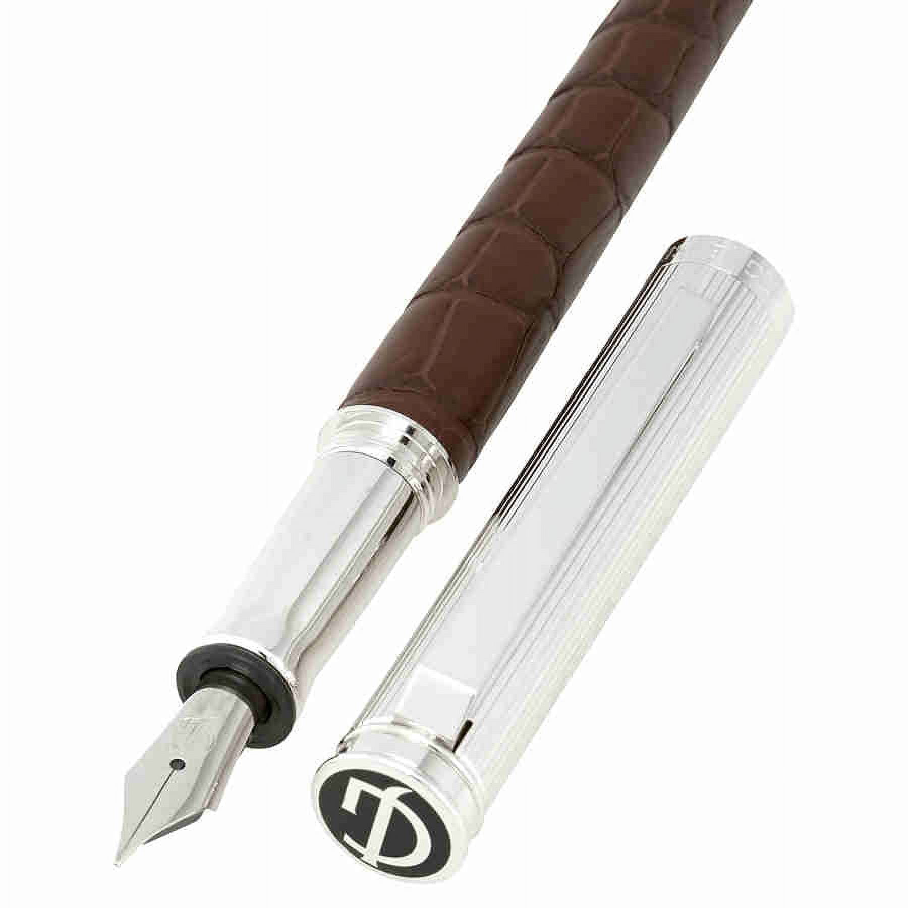 Georg Jensen Bespoke All Brown Alligator & Sterling Silver