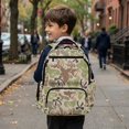 thumbnail image 3 of KEIAHUAN Deer Camo Backpack for Kids, Weatherproof Daypack with Large Capacity, 17 Inch Student School Bag Fits 14 Inch Laptop, Multi Pocket for Boys Girls Ages 6-14 Elementary Middle School, 3 of 7