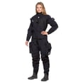 thumbnail image 2 of Waterproof Women's D9X Breathable back zip Drysuit, Black (X-Small), 2 of 5