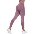 thumbnail image 3 of Women's High Waist Workout Leggings with Pockets Thick Comfortable Yoga and Running Pants for Training, 3 of 9