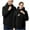 A02-Black, variant on Winter Jacket for Men Women Full Zip Up Hooded Coats Lightweight USB Electric Puffer Coat Warm Winter Heating Outerwear