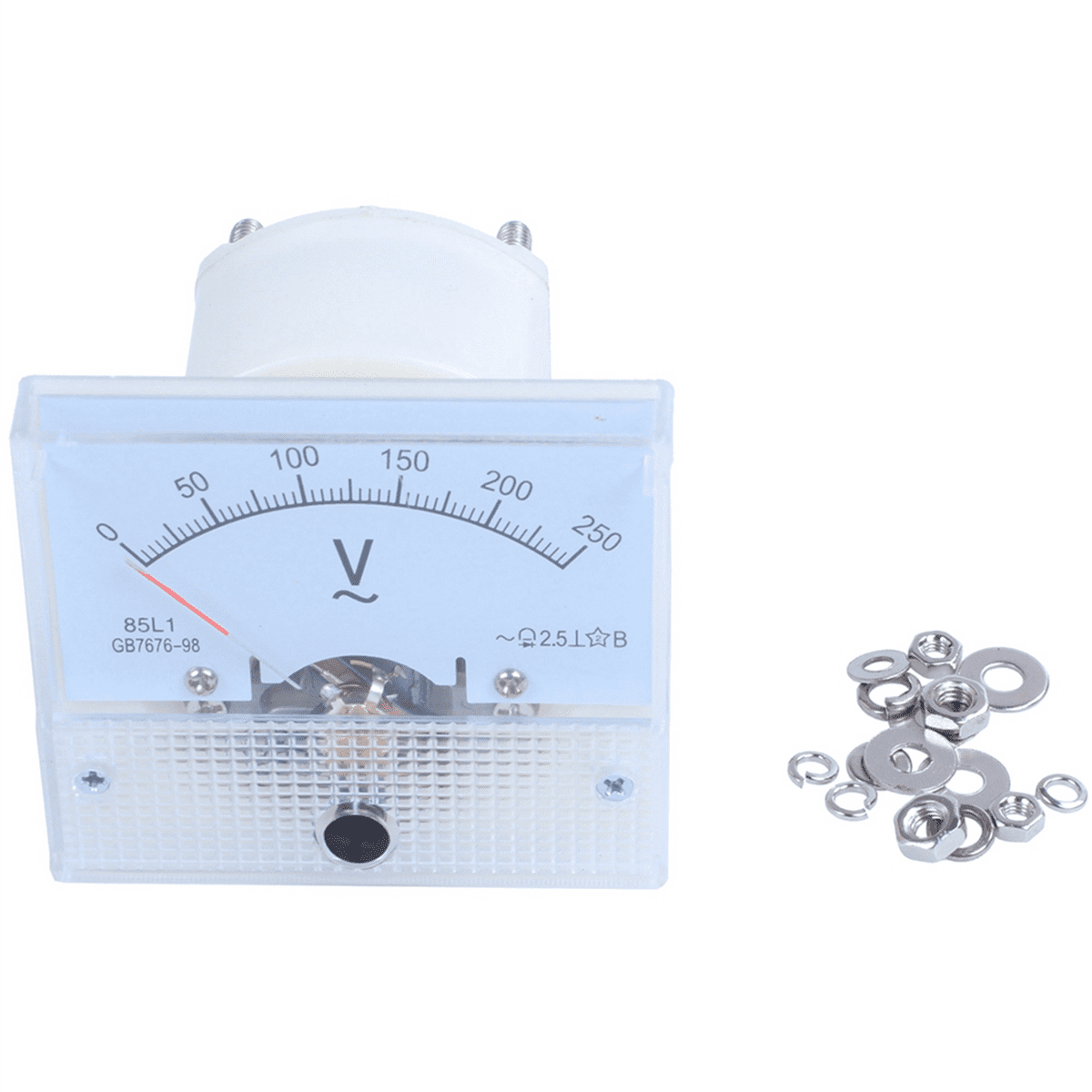 5X Analog 85L1 AC 250 V Panel Meter Voltmeter Measuring Device Installation Equipment