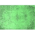 thumbnail image 1 of Ahgly Company Indoor Rectangle Oriental Emerald Green Industrial Area Rugs, 2' x 3', 1 of 4