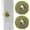 Green, variant on Fabric Door Knob Covers,Soft Door Knob Protector Cover for Round Door Handle,Flower Shape Door Handle Cover for Wall Protectors and Decorating,Washable and Reusable,2 Pcs,Green
