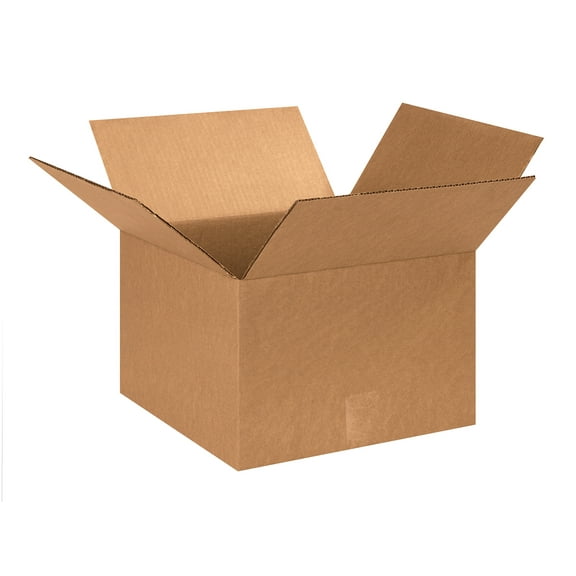 Box Partners Corrugated Boxes 13" x 13" x 9" Kraft 25/Bundle 13139