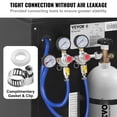 thumbnail image 4 of VEVOR Double & Triple Gauge CO2 Regulator 0-60PSI Heavy Duty Draft Beer Check Valve Homebrew CGA320 Iron - 3 Gauges, 4 of 5