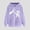 Purple, variant on Dasayo Women Sweatshirts Women Oversized Beige Long Sleeve Funny Graphic Prints Drawstring Pocket Hoodies Womens Tops L