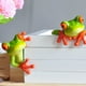 thumbnail image 4 of Naiovety Resina 3D Craft Frog Figurilla de escritorio Animales divertidos Forma Decoración para el hogar Artesanía para computadora Dormitorio Decoración del hogar Naiovety  HA077505-01, 4 of 6