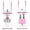 Pink, variant on CZBZ 2-in-1 Stair Stepper & Ab Workout Machine, Multifunctional Stepper with Silent Rollers, 300LBS Capacity Heavy Duty Frame for Core Glutes Legs, Home Gym Fitness Equipment for Office Workers